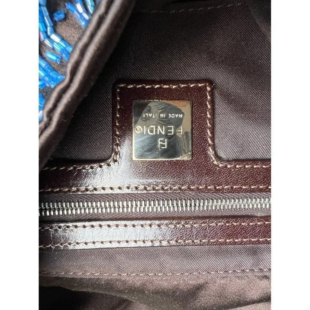 Fendi Satin Beaded Baguette - Picture 7 of 8